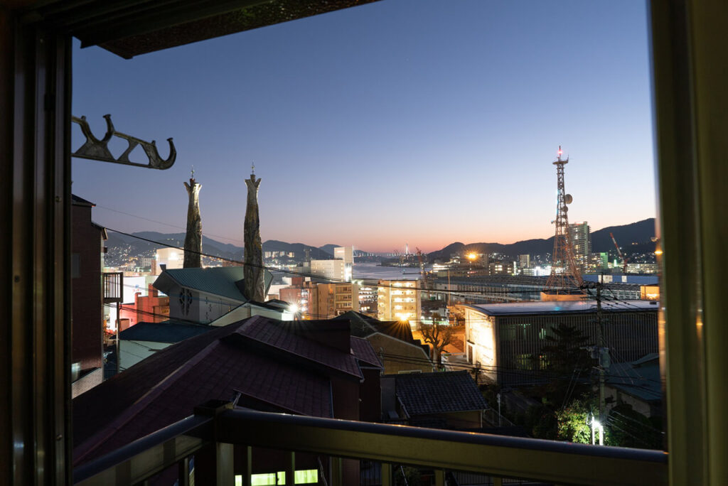 長崎ステーションハイツ202眺望夜景3